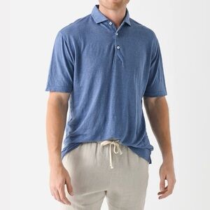 PETER MILLAR Crown Crafted Short Sleeve Polo SZ XXL Blue Pearl NWT Retail $180